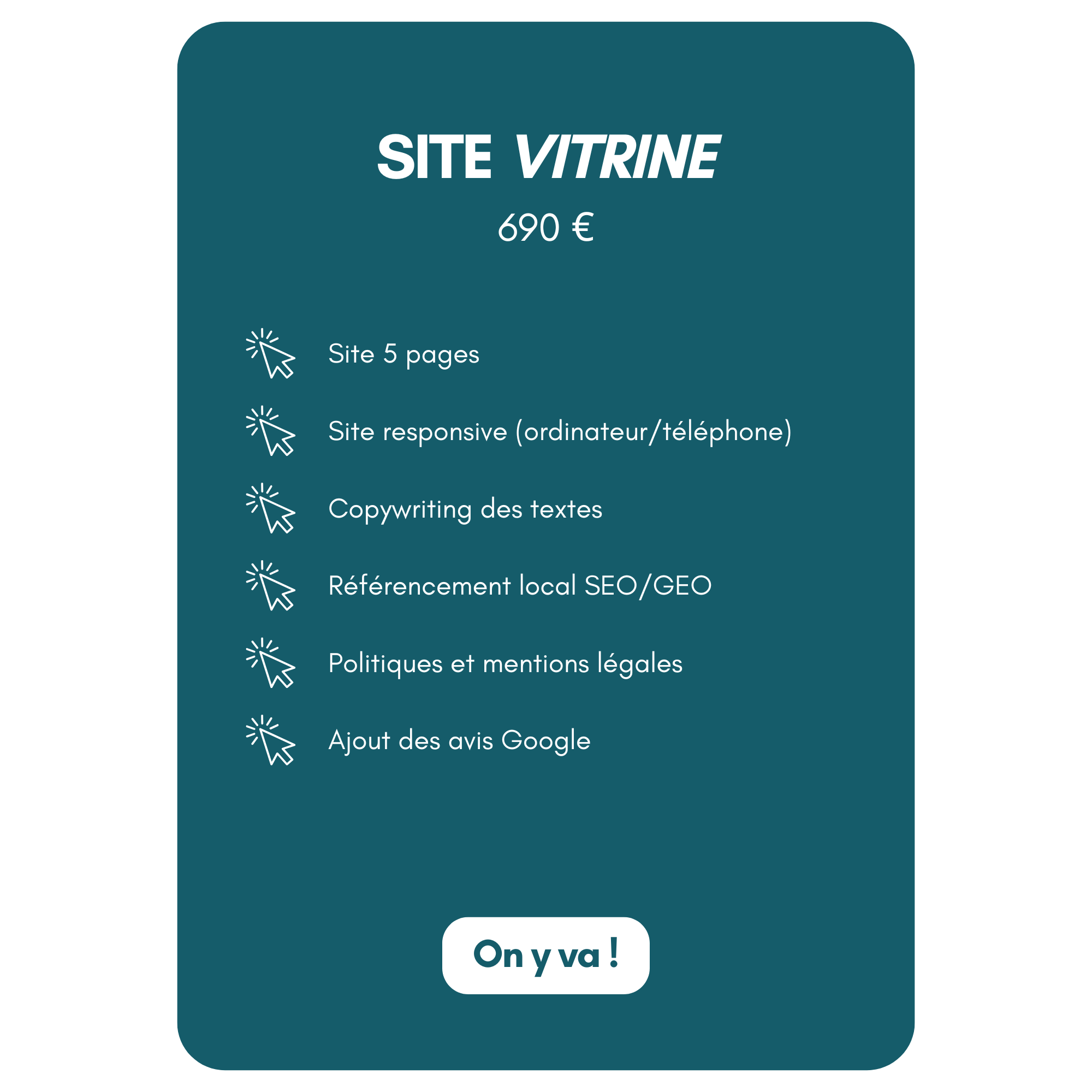 SIte vitrine professionnel, Toulouse, responsive, référencement local SEO, avis GOOGLE