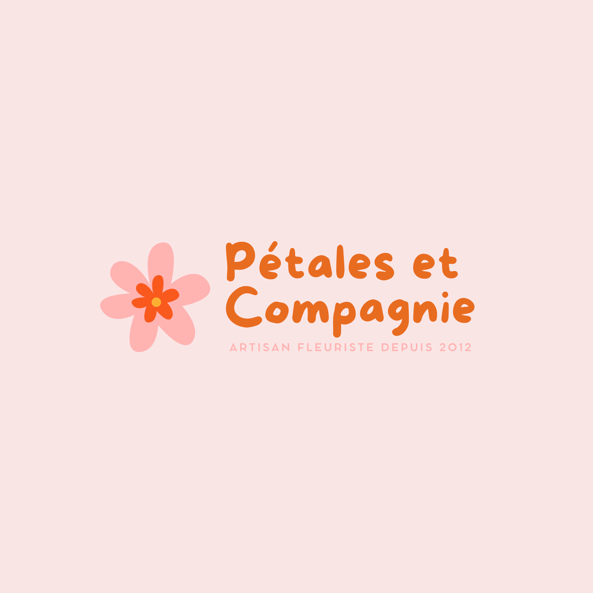Logo pro, branding fleuriste, logo couleur, logo pas cher